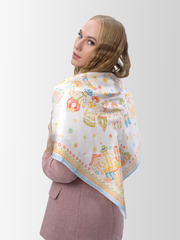 Платок «Старооскольская игрушка» 100% шёлк