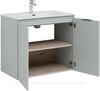 Aquanet 273984 Тумба с раковиной Алвита new 80 подвесная 2 дв. цв.серый (273984)