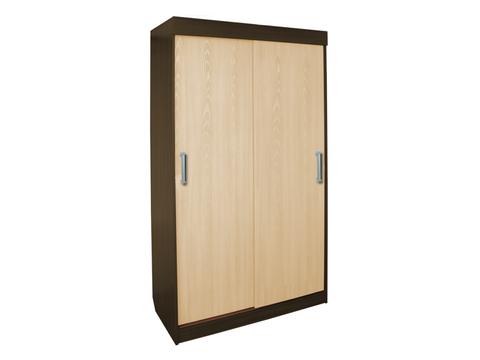 шкаф-купе ПЕГАС ПШ-1.10 (венге/дуб молочный) 1,0 м