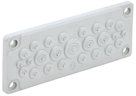 TITAN Ввод каб. мембр. 25 отв. d=5-26мм IP65 (без клипс) IEK