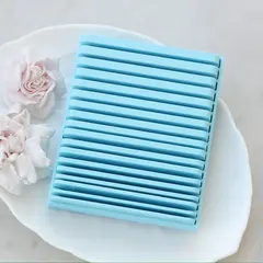 Ограничитель толщины для раскатки полимерной глины, набор, цвет голубой, ФТ029