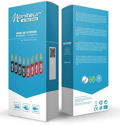 Real Cable BFA6020-2C/8PCS, разъёмы акустические
