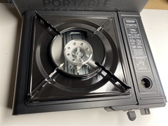 Плита с переходником в чемодане 