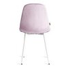 Стул Бриз/BREEZE (mod. JSC-58) металл белый /велюр лавандовый