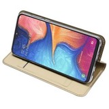 Чехол книжка-подставка Dux Ducis с магнитом для Samsung Galaxy J4 Prime (Золото)