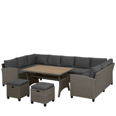 Комплект мебели Almeria Dark Grey