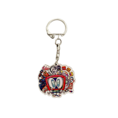 Деревянный брелок Телевизор Гик