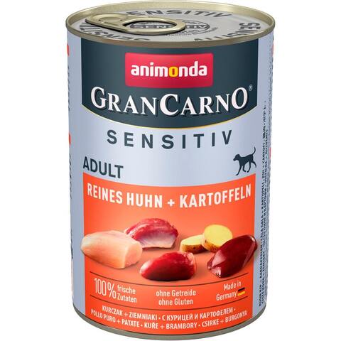Animonda Gran Carno Sensitiv консервы для взрослых собак (c курицей и картофелем) 400г