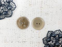 Пуговицы, d 2,1 см, бежевый