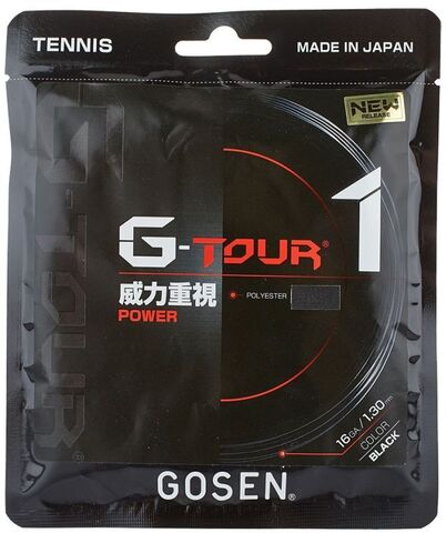 Теннисные струны Gosen G-Tour 1 (12.2 m) - black