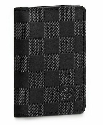 Карманный органайзер Louis Vuitton темно-серый