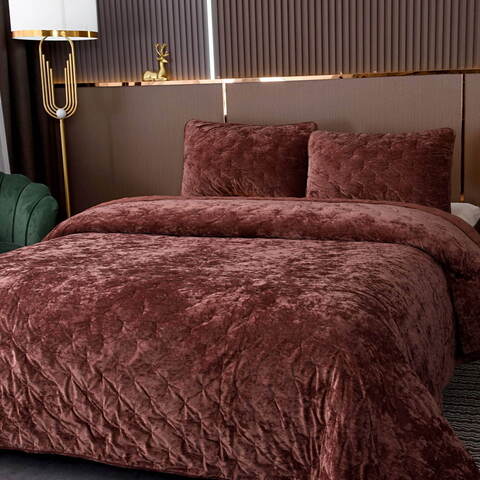 Покрывало 240x260 Sofi De MarkO Алира терракотовое