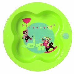 Тарелка в форме лаврового листа (зеленый)