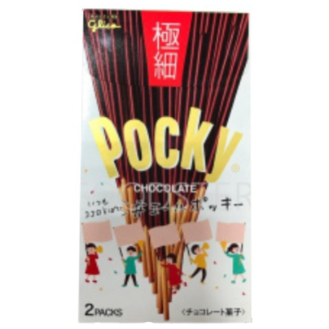 Бисквитные палочки супертонкие с шоколадом Pocky, 75,4 гр