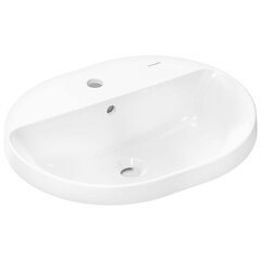 Hansgrohe 60161450 Xuniva U Раковина встраиваемая 550х450 с отверстием под смеситель и переливом, белый фото