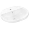 Hansgrohe 60161450 Xuniva U Раковина встраиваемая 550х450 с отверстием под смеситель и переливом, белый