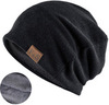Картинка шапка-бини Skully Wear YZM-760-F black - 1