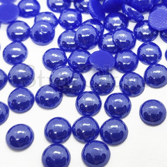 Купить оптом термоклеевой керамический полужемчуг синий Sapphire