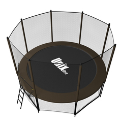 Батут UNIX line Black&Brown 10 ft (outside)