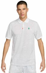 Теннисное поло Nike Polo Dri-Fit Heritage Printed - white/white