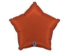 Г 18''/46 см, Звезда, Сатин, (Brick Red) Кирпично-красный, 1 шт.