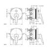 Смеситель встраиваемый на 1 потребителя Ideal Standard CeraPlus B8653AA