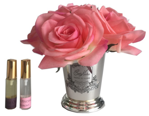 Букет роз ароматизированный и 2 спрея Cote Noire Seven Rose White peach