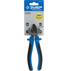Бокорезы ЗУБР эксцентриковое расположение шарнира, особостойкое спец. покрытие Н12Х1 (никель/хром), двухкомпонентные рукоятки, 160мм (2201-5-16_z01)