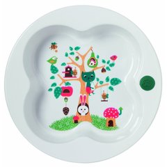 Тарелка в форме лаврового листа (белый)