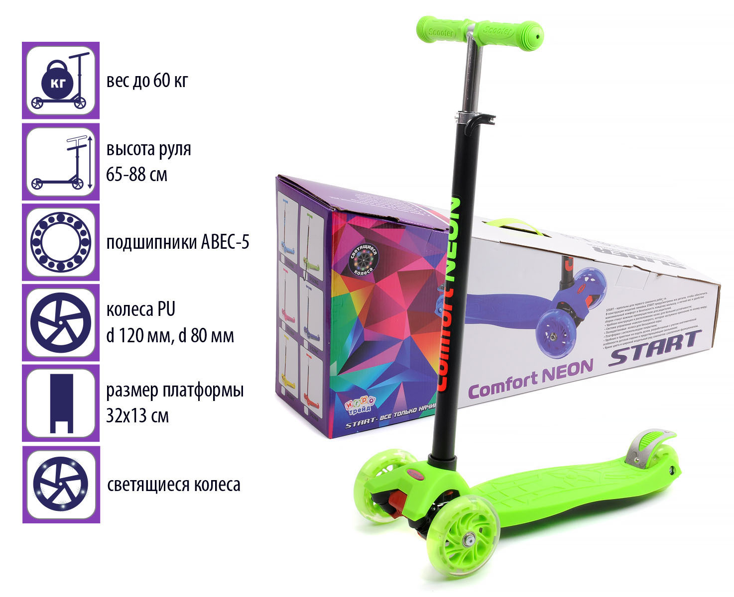 Купить Самокат 3 Колесный