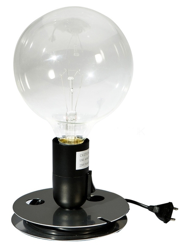 Настольная лампа Achille Castiglioni Style Lampadina Lamp черная