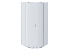 Душевой уголок 1/4 круга, двери раздвижные 200х80x80, хром
