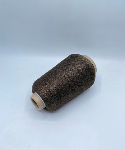 Kyototex (пр.Япония),art-Marshmallow 4800м / 100 гр. 12% Металлик (Люрекс),  88% Нейлон , цвет-Темно-коричневый(705), арт.34598