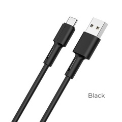 USB Кабель Borofone BX31 Silicone Type-C-USB 1m Black
