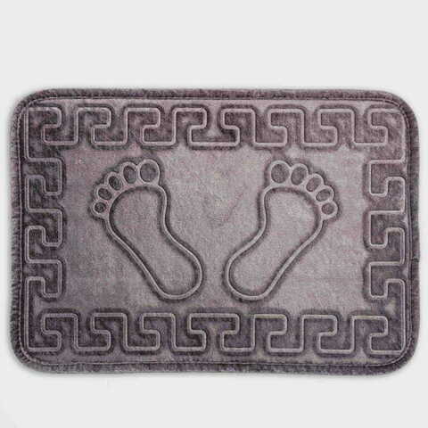 Коврик для ванной 40x60 Arya home Dayna серый