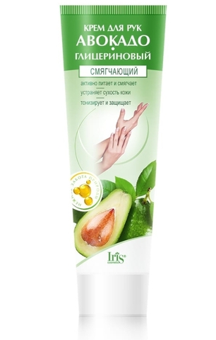 Classic Line Крем для рук Авокадо-глицериновый смягчающий 100мл Iris