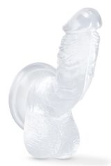 Прозрачный фаллоимитатор-реалистик Sparkle - 16,5 см. - 