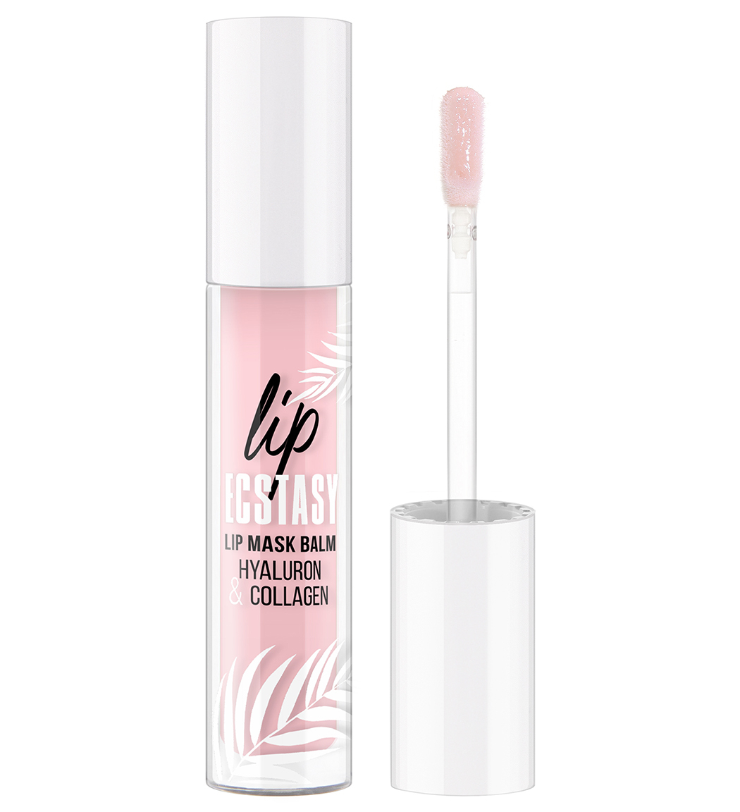 LuxVisage Маска-бальзам для губ LIP ECSTASY hyaluron & collagen тон 601 Rose 3,3г