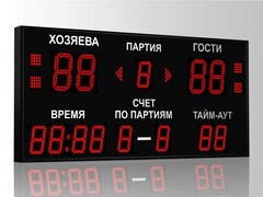 Табло для волейбола Импульс 715-D15x4-D11x9-S4-A2