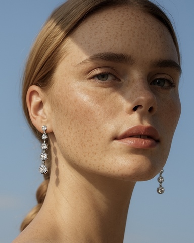 Серьги CRYSTALS LINES