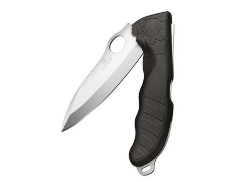 Hunter Pro Black - нож складн.черн.пластик.рукоять, темл.петля (0.9411.M3)