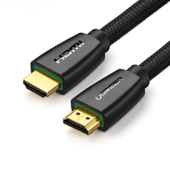 Кабель UGREEN HDMI оплетка 2м черный HD118