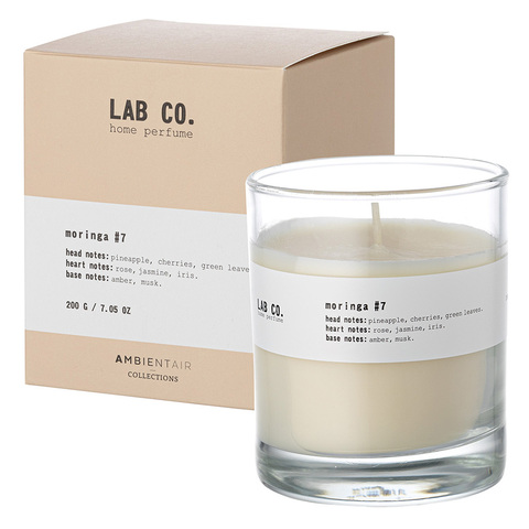 Свеча ароматическая 40ч Ambientair Lab Co Moringa