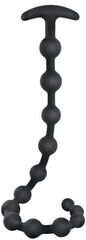 Черные анальные бусы Anal beads - 50 см. - 