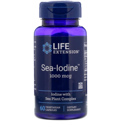 Life Extension Sea-Iodine 1000 mcg 60 veg capsules, Йод Келп