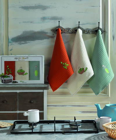 Набор вафельных салфеток 40x60 Sofi De MarkO Oliva