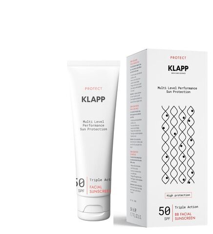 KLAPP Cosmetics Солнцезащитный крем BB SPF50 50 мл. | SUN PROTECT Multi Level Performance