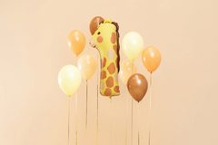 Цифра гелиевая 1 жираф PartyDeco