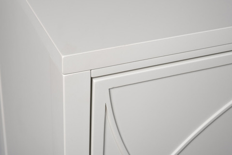 Комод с ящиками 90x40x160см Garda Decor бежевый с золотой фурнитурой