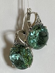 Этерия (серьги из серебра)